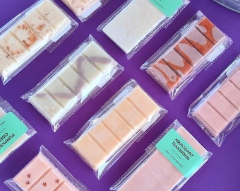 Scented Soy Wax Melt Snap Bar: Long Lasting Home Fragrance
