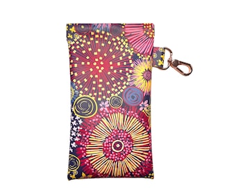 Flex frame large vinyl  native gum tree flower  glasses & sunglasses phone case/pouch