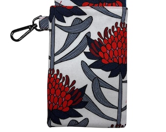 Flex frame Jocelyn Proust Waratah flowers glasses & sunglasses phone case/pouch