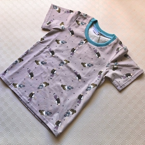 T-shirt lilac sparkly fairy short sleeved tee.