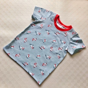 T-Shirt Xmas Kurzarm Eisbären Weihnachten T-Shirt