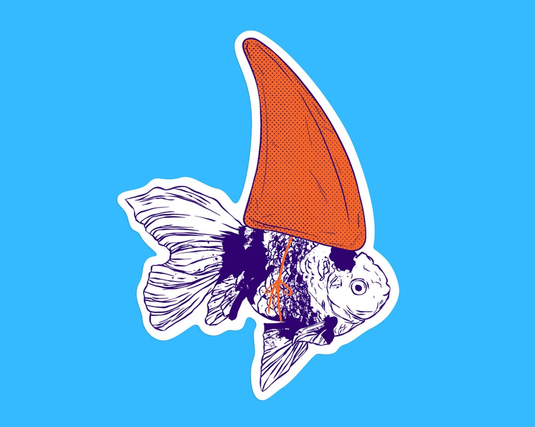 Fish Sticker - Funny Phone Decal - Big Brother Laptop Decals ...