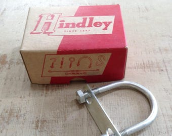 10 Vintage U Bolts, Old Bolts, Salvaged Hardware, Industrial Hardware, Steampunk, Assemblage, Woodworking, Craft Supply - Lot of 10 U Bolts