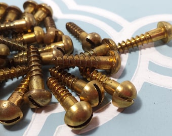 1cm Antique Copper Miniature Nail Set of 100 Brass