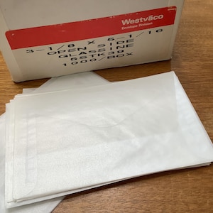Glassine Envelopes for Junk Journals