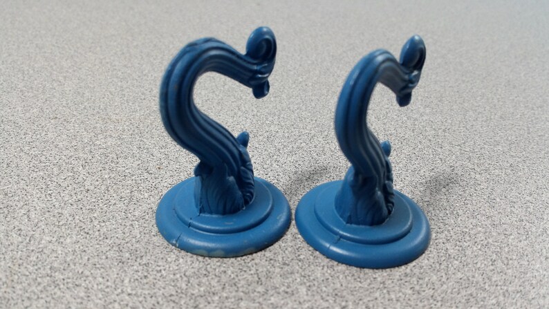 Swag Hooks Vintage Ceiling Hooks Screw Hooks Light Hooks ~ Plant Hooks Plant Hooks Retro Blue Hooks