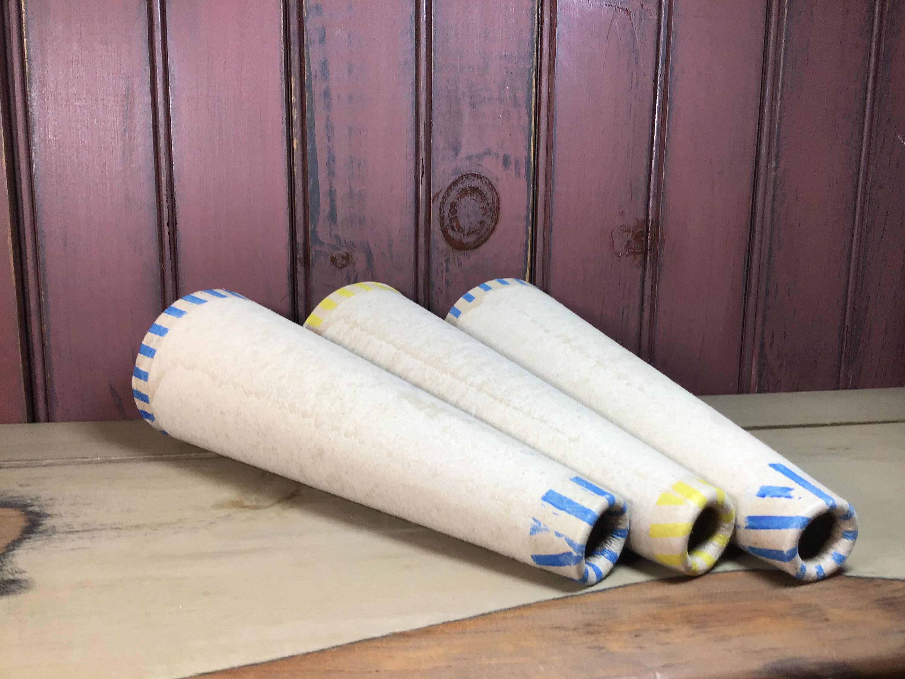 3 Cardboard Cones Empty Yarn Cones Thread Cones Upcycle Etsy