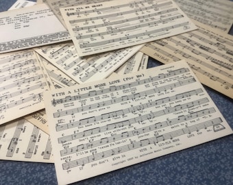 Music Cards Marching Band Tune Dex, 1940s-50s