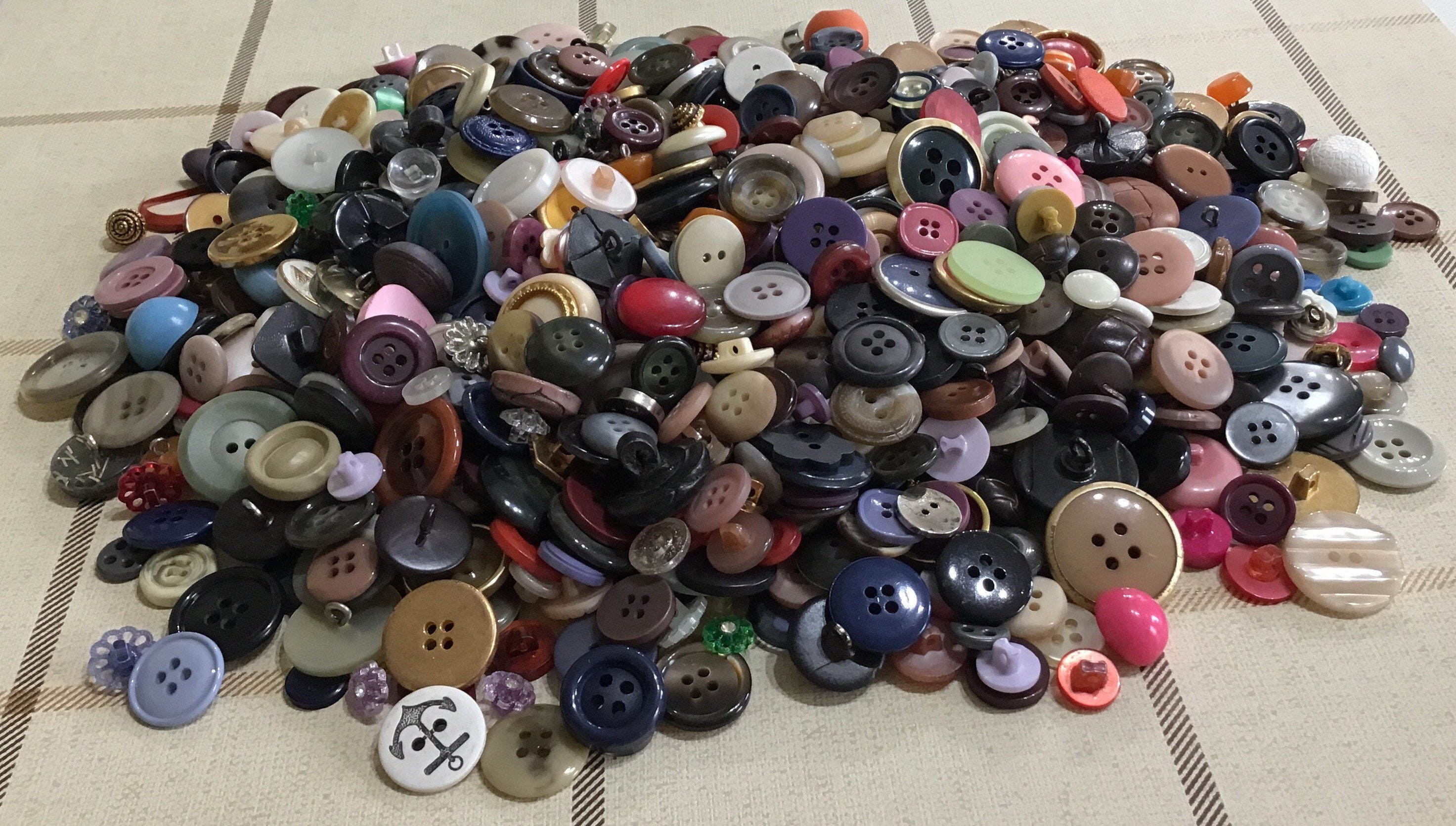 Bulk Button Lot Vintage Buttons Craft Buttons Sewing Etsy
