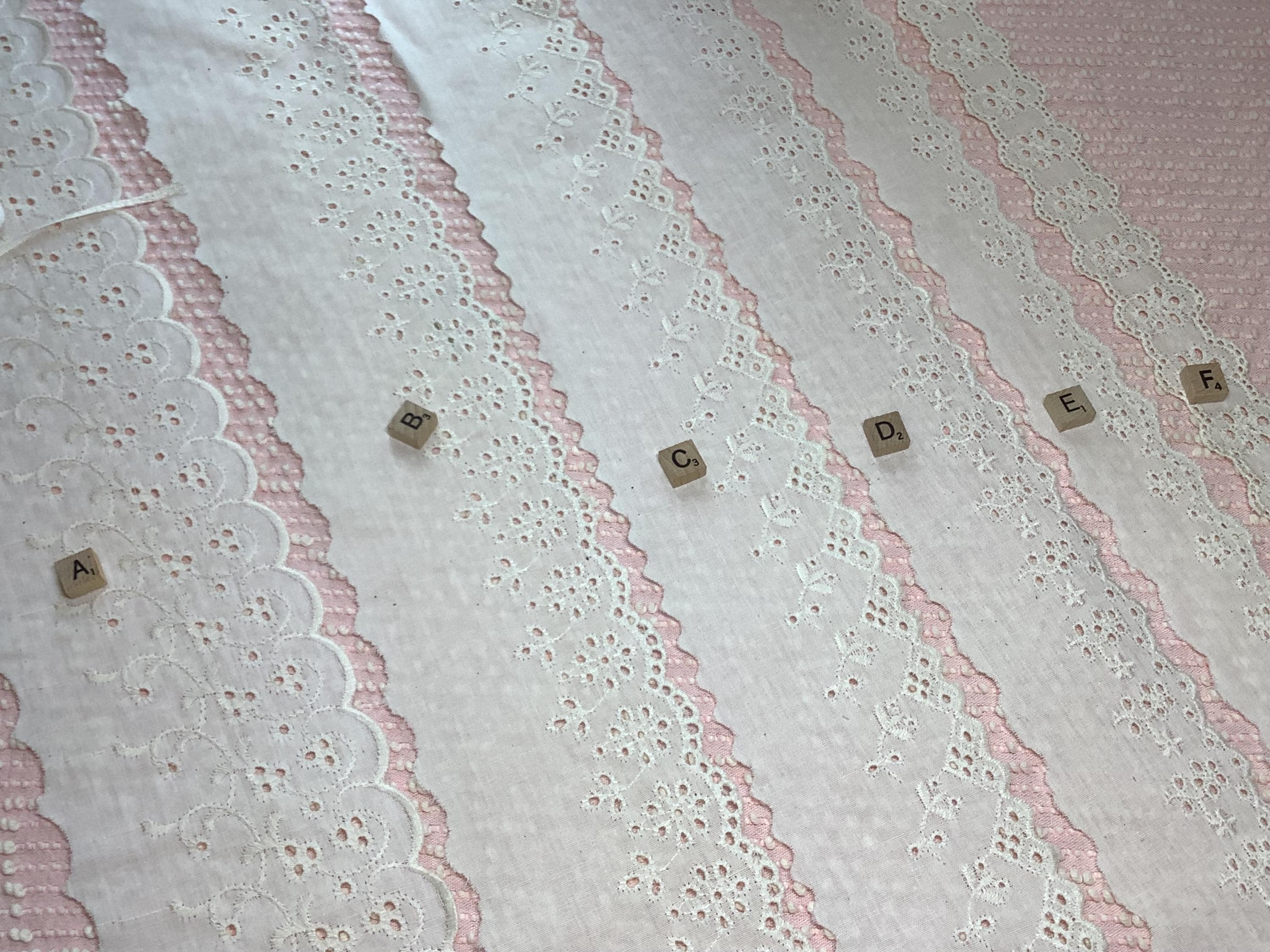 Vintage Eyelet Trim Sold by the Yard ~ Your Choice of Style and Length!