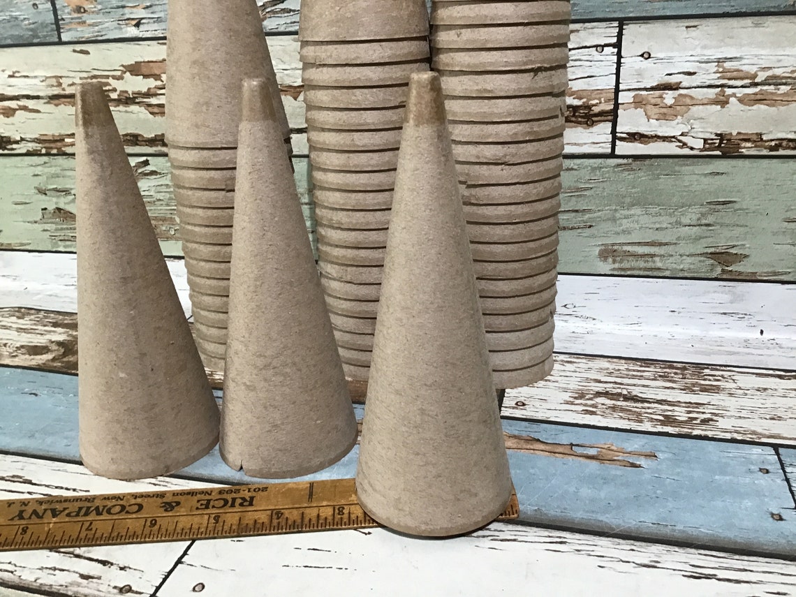 3 Cardboard Cones Empty Yarn Cones Thread Cones Upcycle Etsy Australia