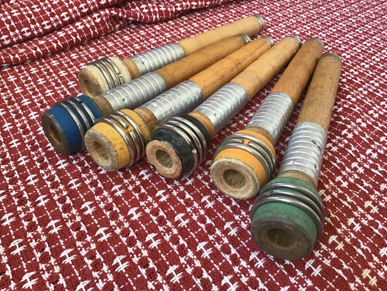 Textile Mill Bobbin Wood Yarn Spool Weaving Quill Shuttle Etsy