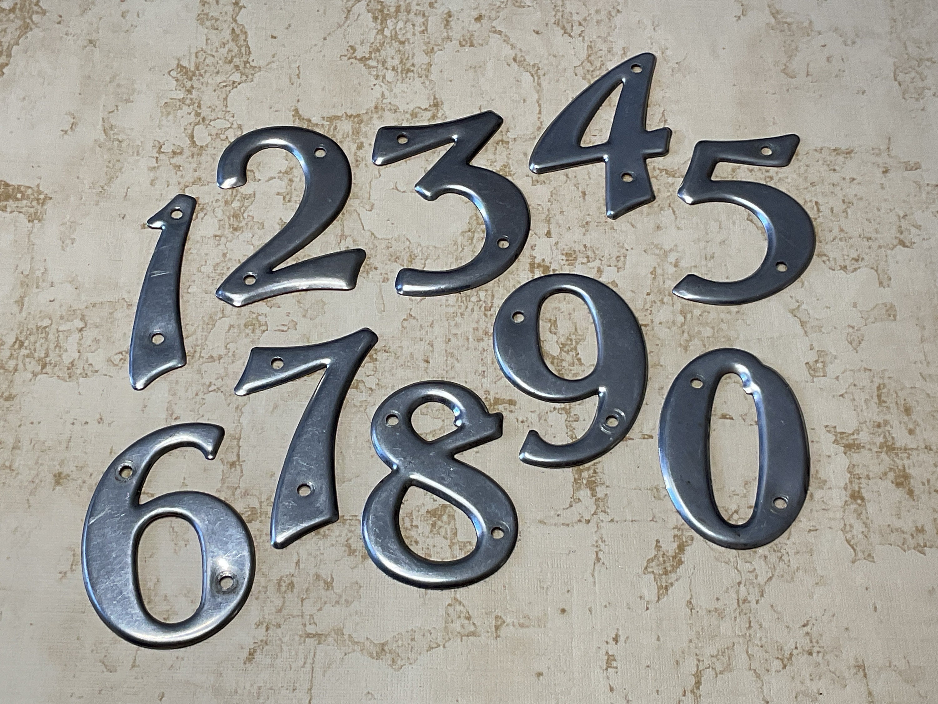 Customized Size Small Bronze House Embossed Decorative Metal Letters Numbers  - China Decorative Letter or Number Sign and LED Letter or Number Sign  price
