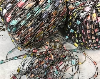 Textured Fiber Ribbon Yarn, Junk Journal Trims and Tag Toppers