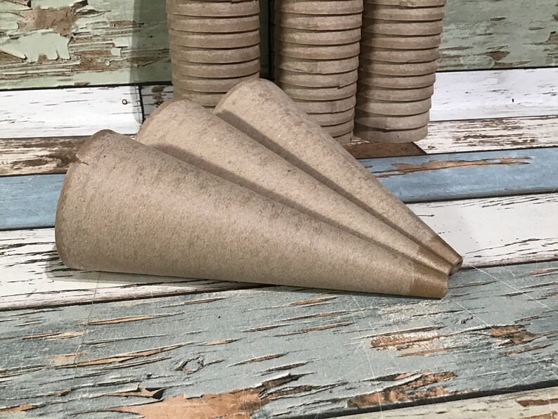 CRAFT CONES 3 Cardboard Cones Empty Yarn Cones Great Etsy