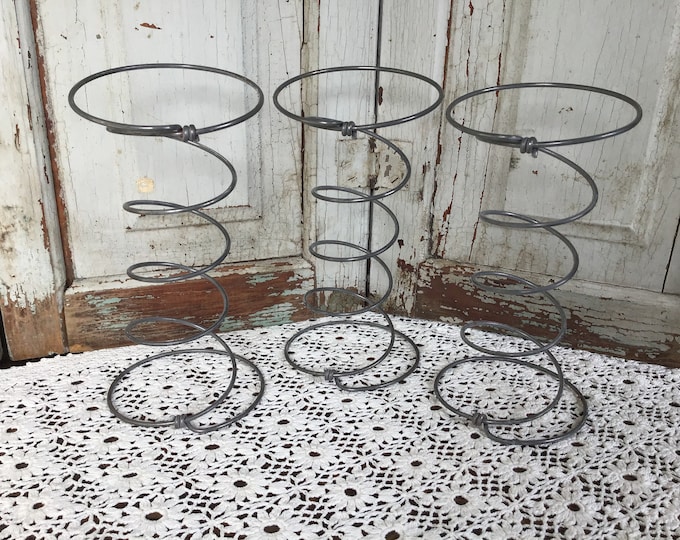 3 Metal Bed Springs, Tornado Springs, Bed Springs for Wreaths, Home