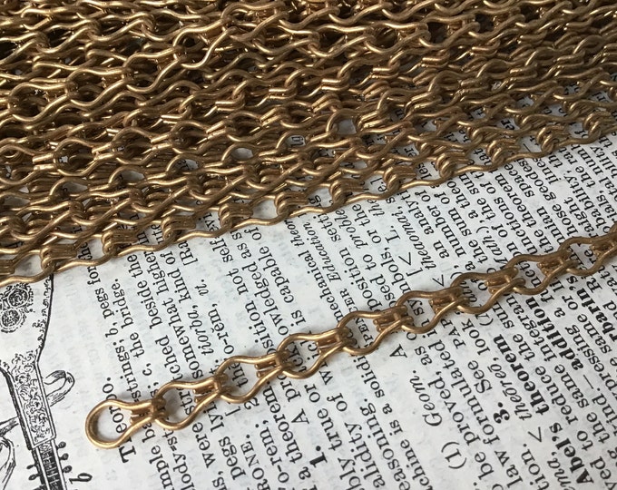 Vintage Brass Chain, Sold by the Foot Etsy