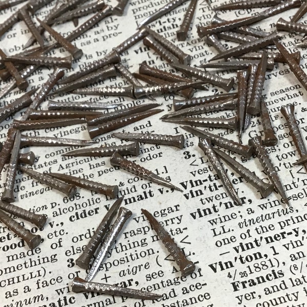 100 Vintage Klean-Kutt Clinching Nails 1/2"