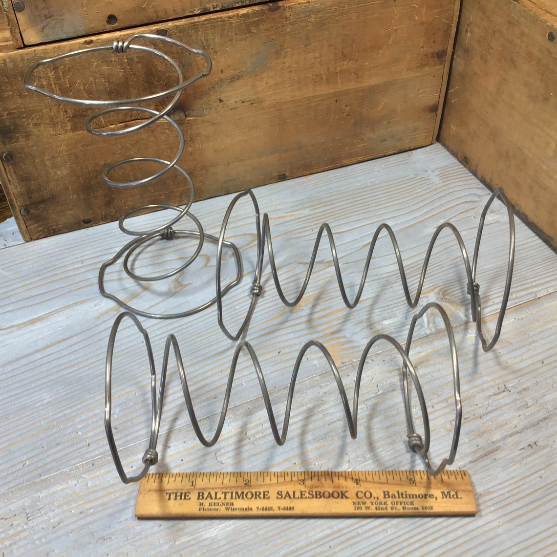 3 Vintage Metal Bed Springs Hour Glass Springs Mattress Coil Etsy