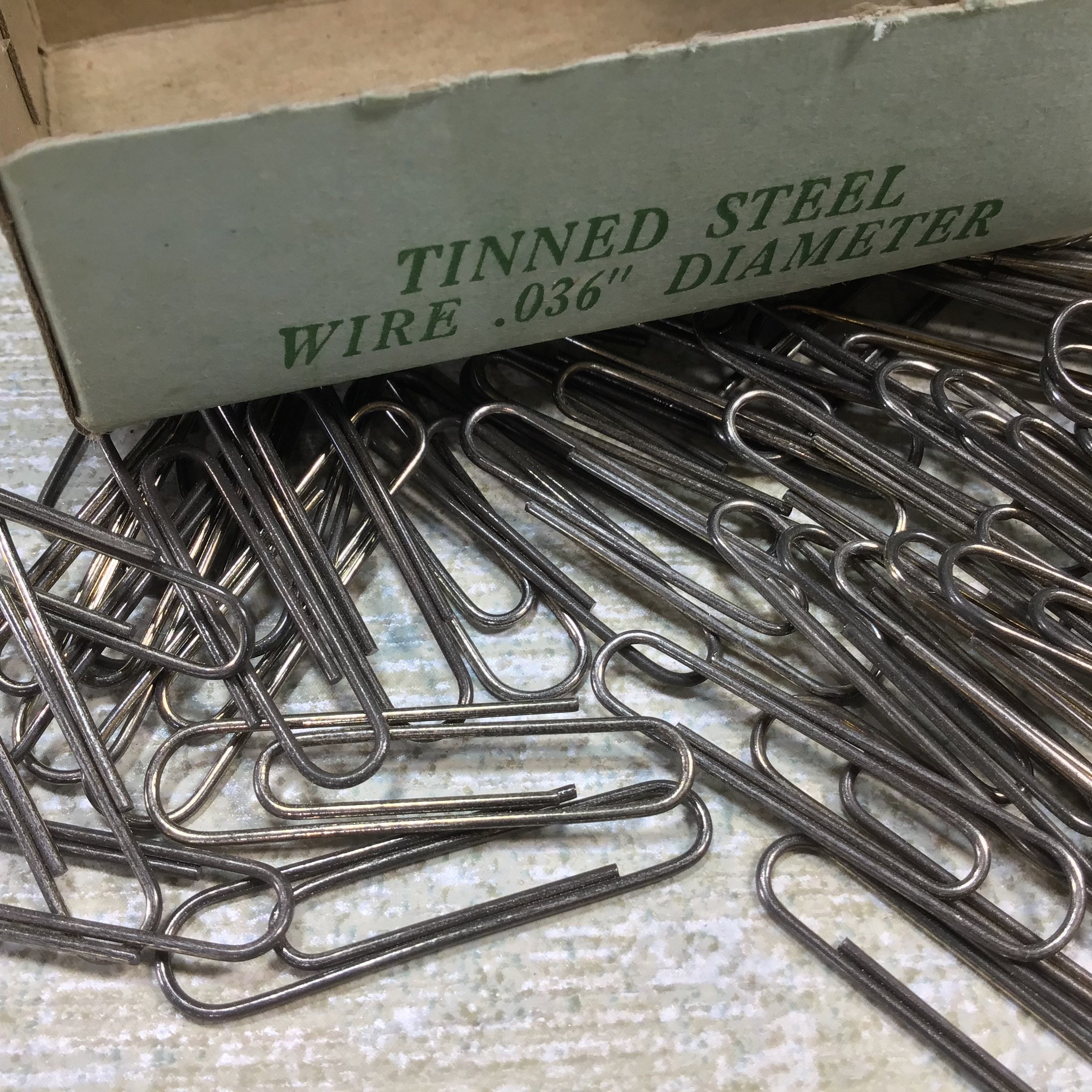 1 Box of Vintage Noesting Paper Clips Gem Clips with a Lovely Etsy
