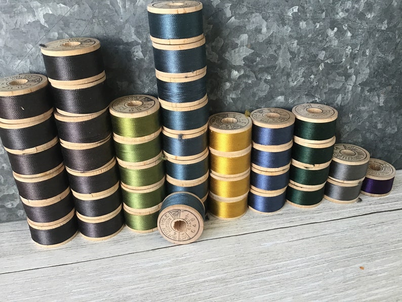 Spool of Vintage Belding Silk Twist Thread Your Color Choice Etsy