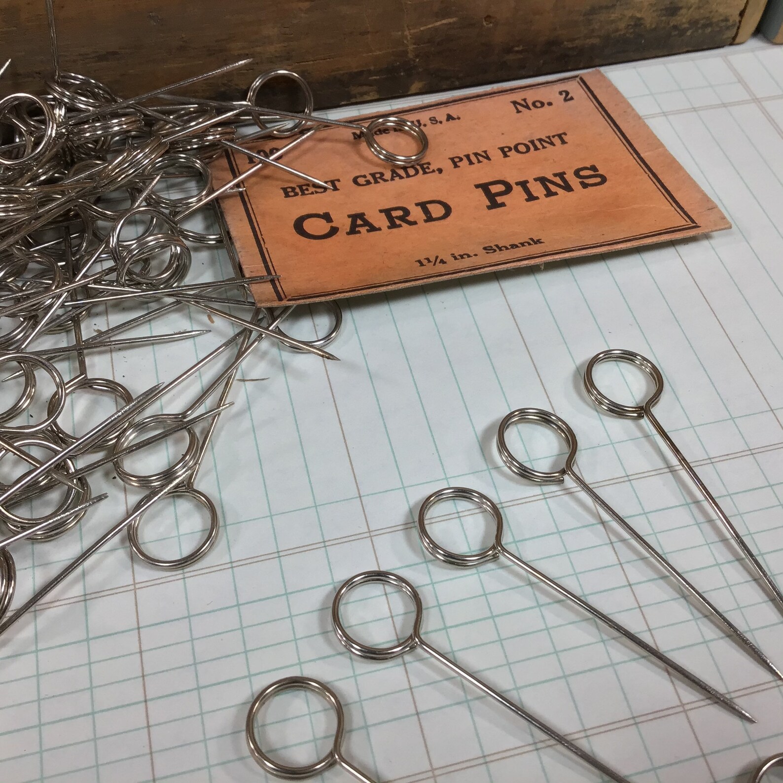 10 Card Pins Stick Pins Etsy