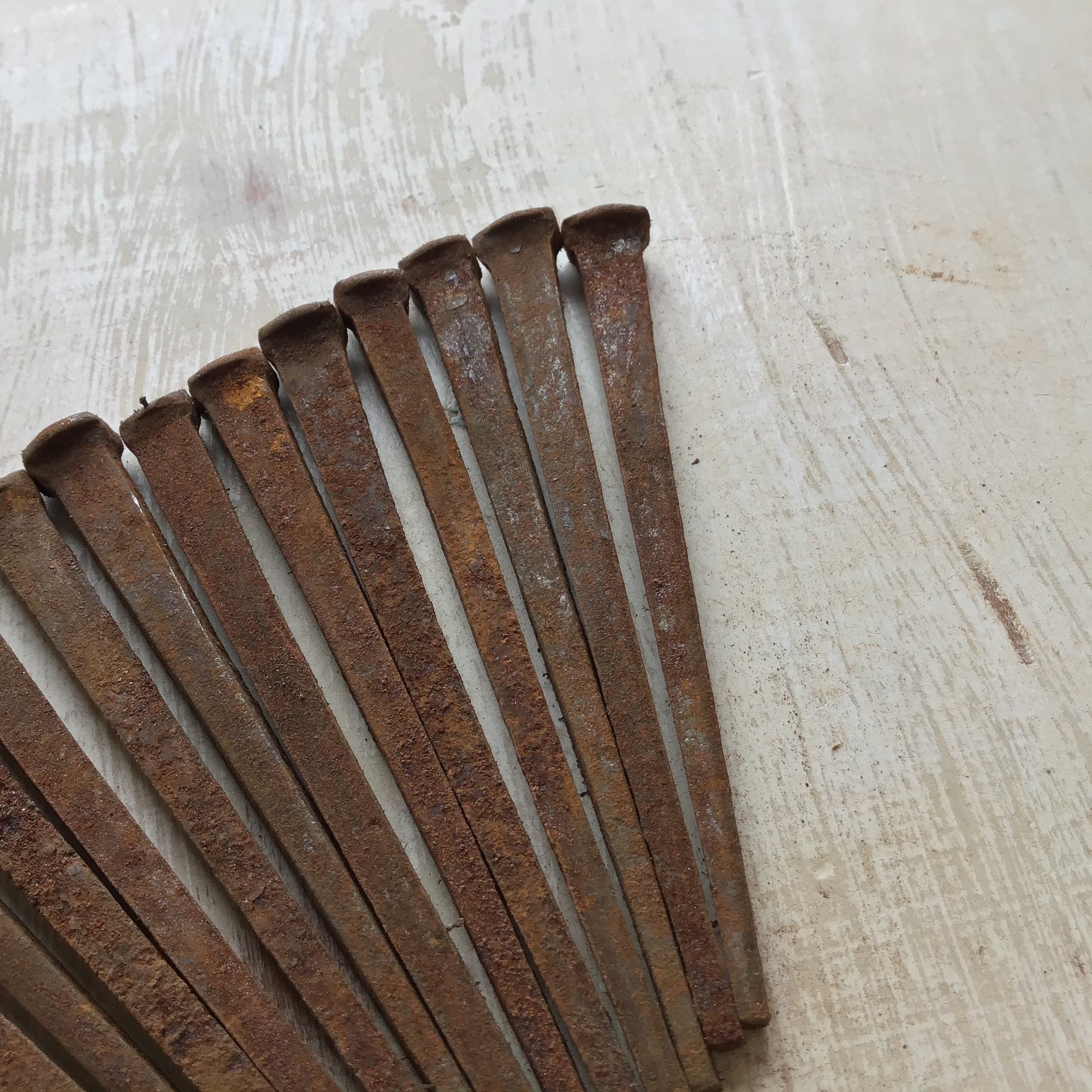 25 Square Cut Nails Square Nails Cut Nails Common Nails Etsy