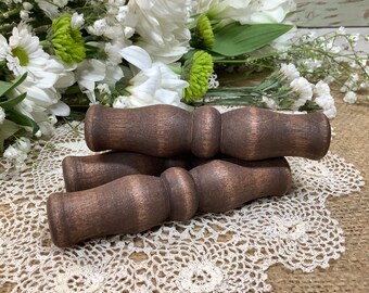 3 Wooden Handles 3 3/4"