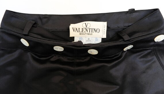 Valentino Sailor Skirt in Navy Satin, UK10 - image 4