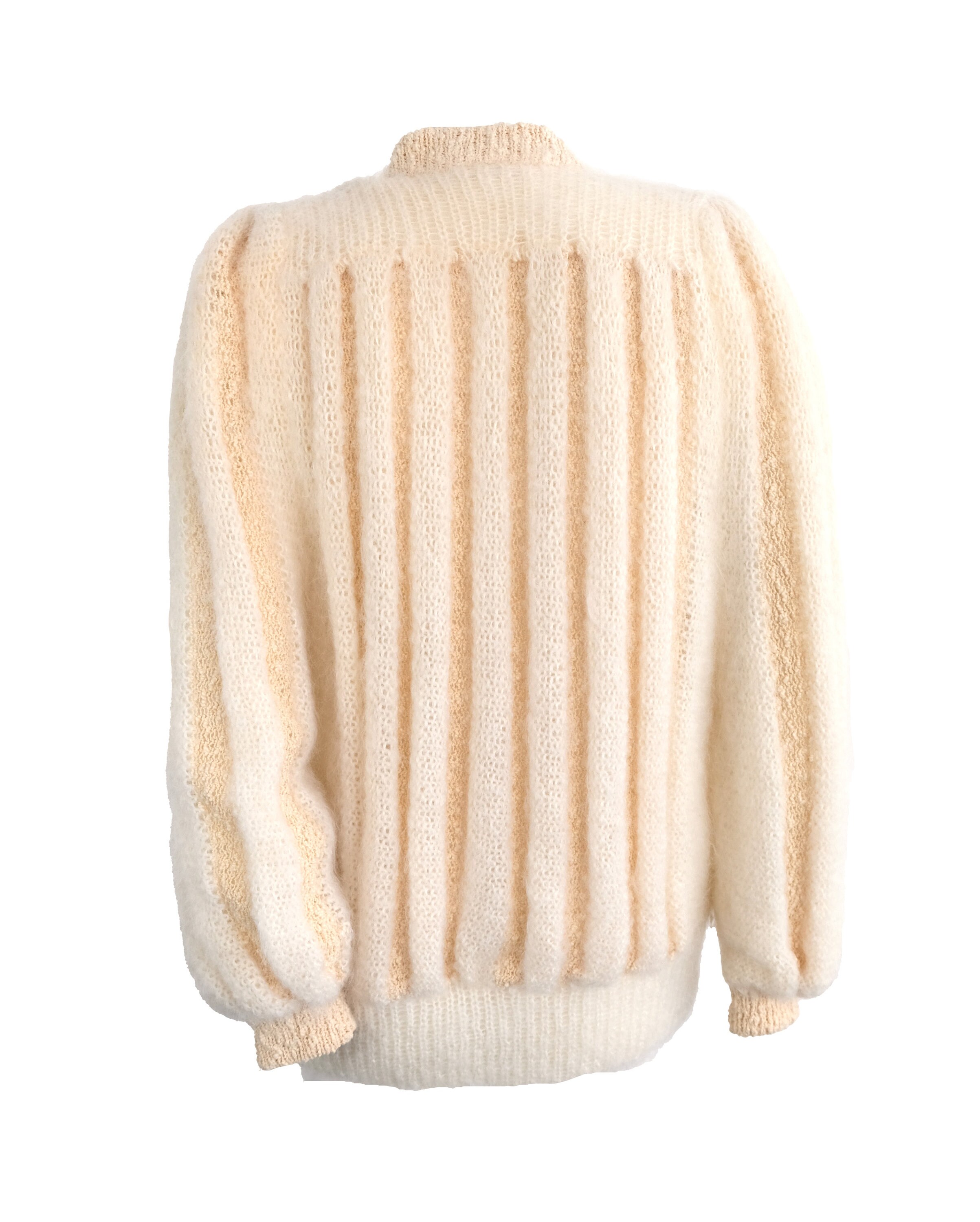 1980s Vintage Mohair Knit & Crochet Cardigan Jacket, UK10-14 - Etsy 1980s Vintage Mohair Knit & Crochet Cardigan Jacket, UK10-14 - Etsy