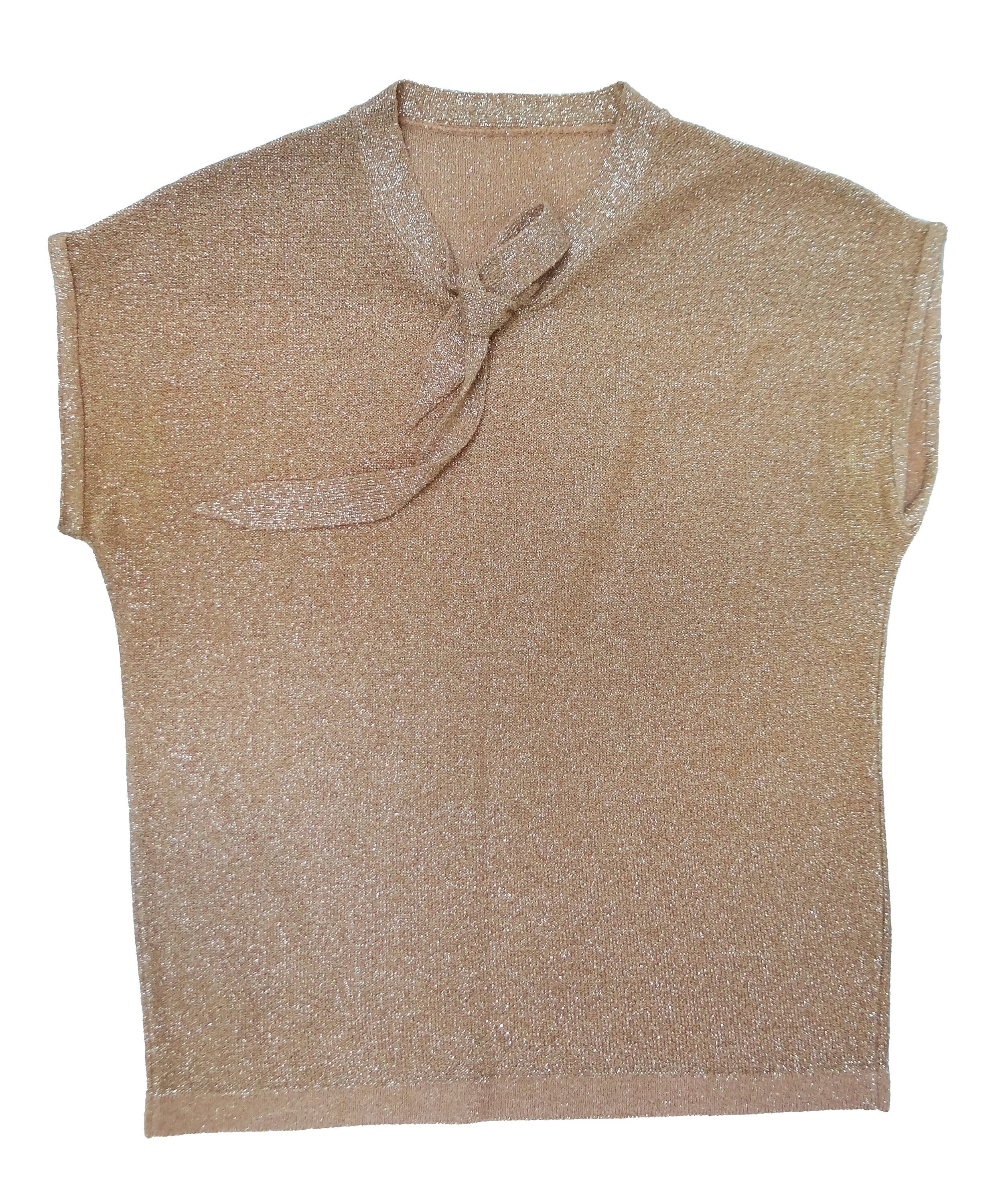 lurex gold top