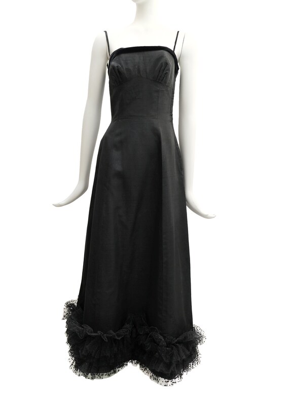 Vintage Fenwick Strapless Long Evening Dress With Net Frill, UK6-8 - Etsy  Australia