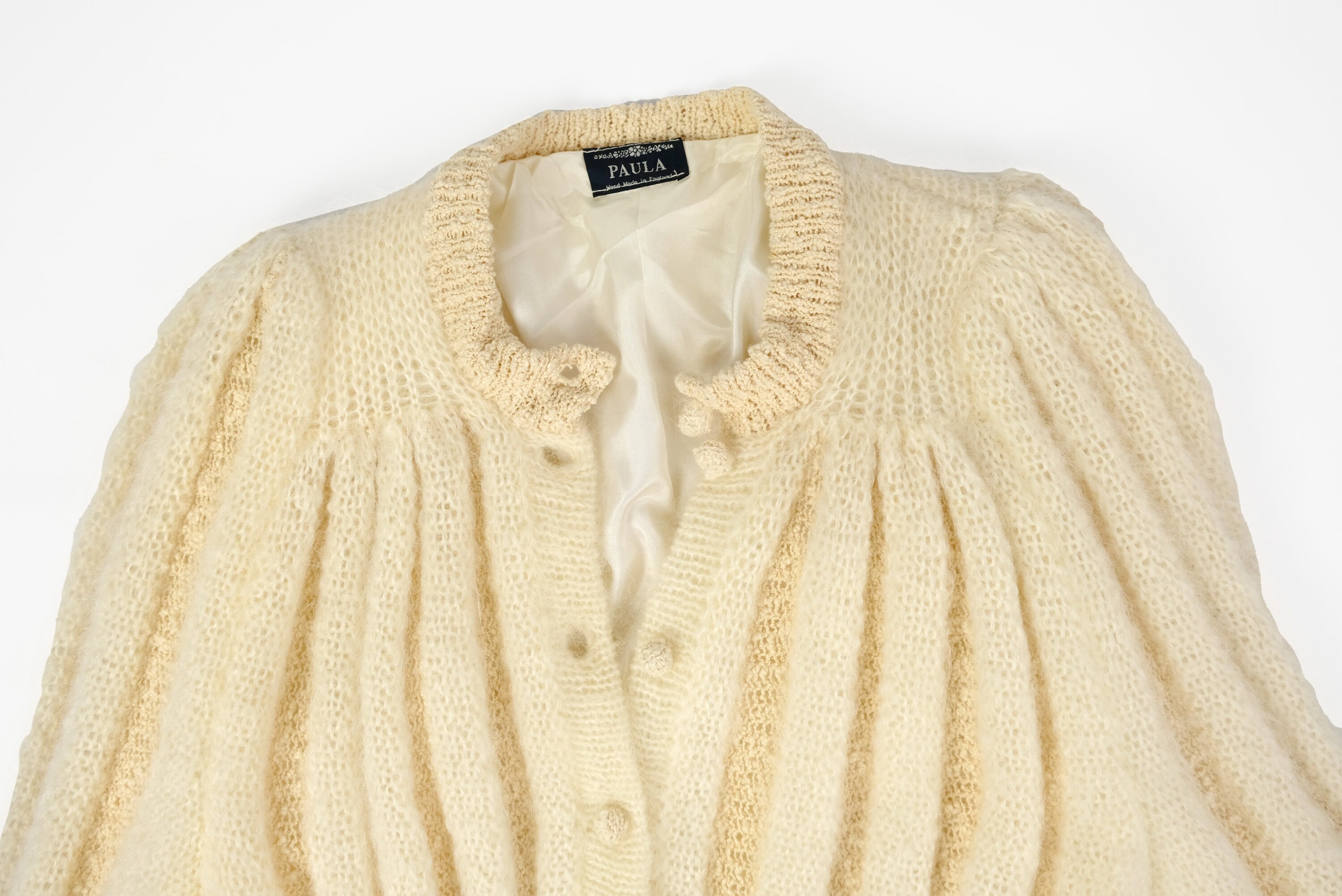1980s Vintage Mohair Knit & Crochet Cardigan Jacket, UK10-14 - Etsy 1980s Vintage Mohair Knit & Crochet Cardigan Jacket, UK10-14 - Etsy
