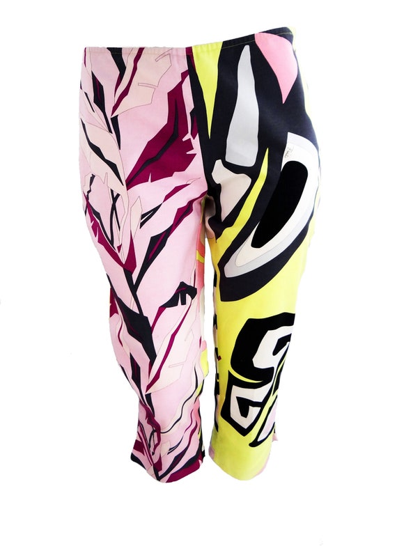 Emilio Pucci Psychedelic Capri Pants, UK10