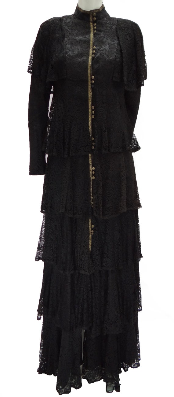 Vintage Catherine Buckley Edwardian Lace Dress, UK