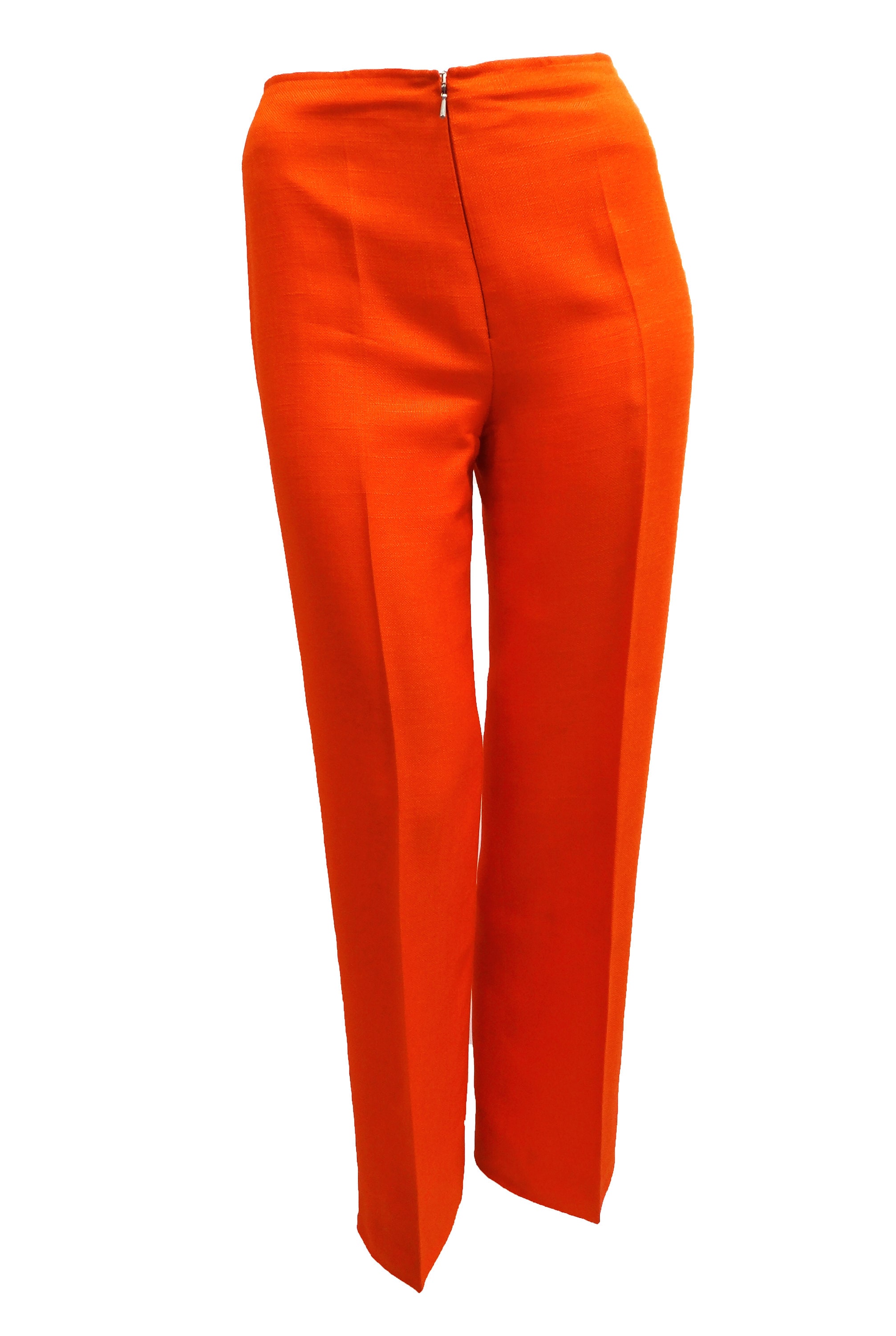 Vintage Courreges Trouser Suit in Orange UK10 - Etsy