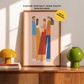 Custom Family Portrait with Pets from Photo, Personalized Pet & Family Gift, Digital Download product logo