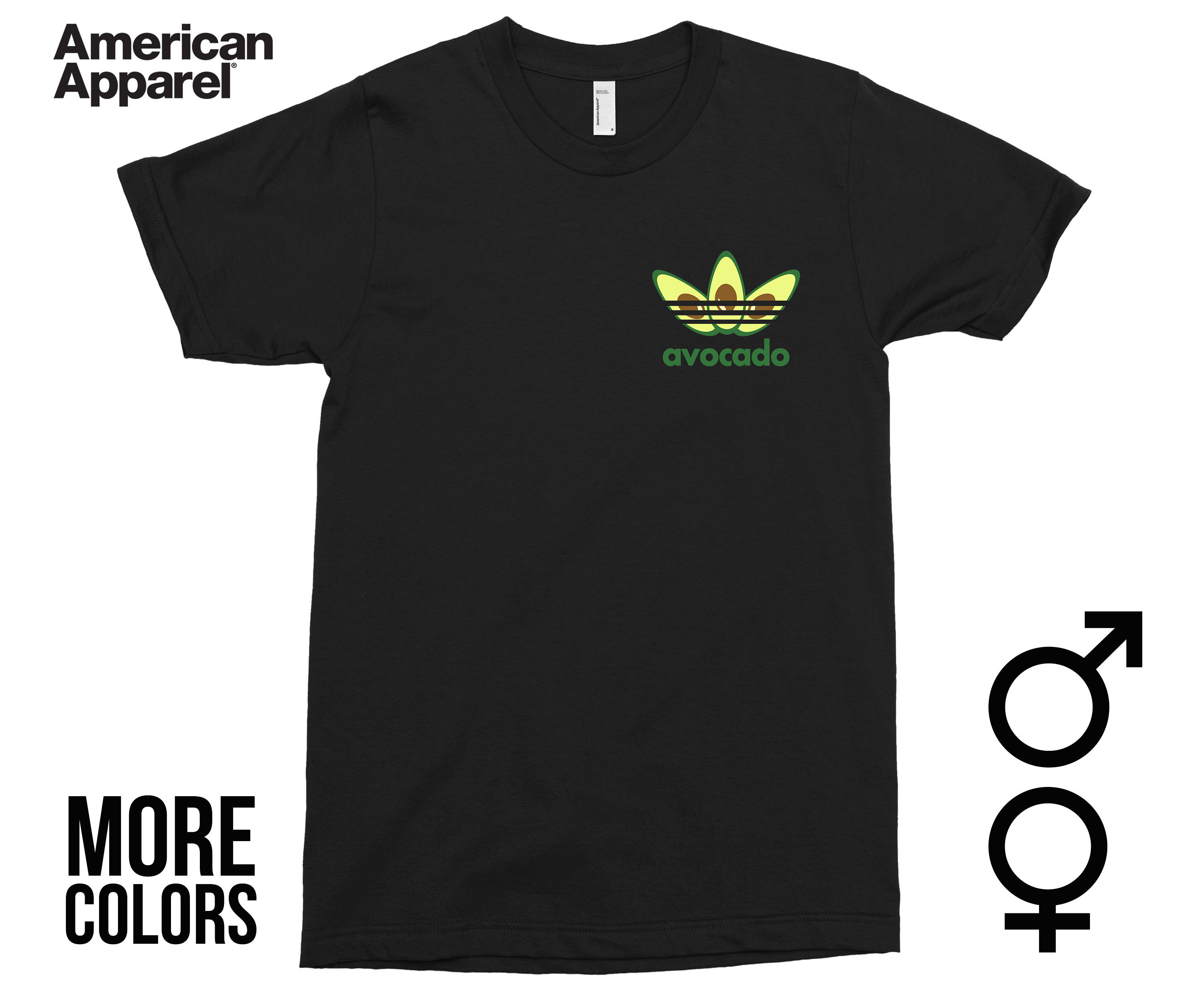 avocado adidas shirt