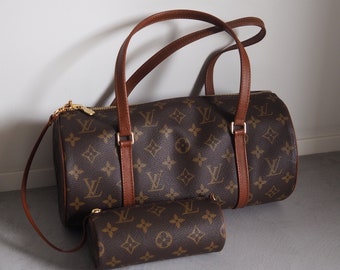 LOUIS VUITTON Papillon 30 Hand Bag With Pouch M51365 Vintage Authentic