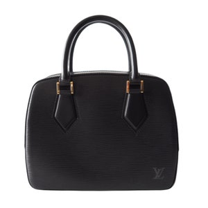 LOUIS VUITTON Epi Sablon Hand Bag Black M52042 LV Vintage 