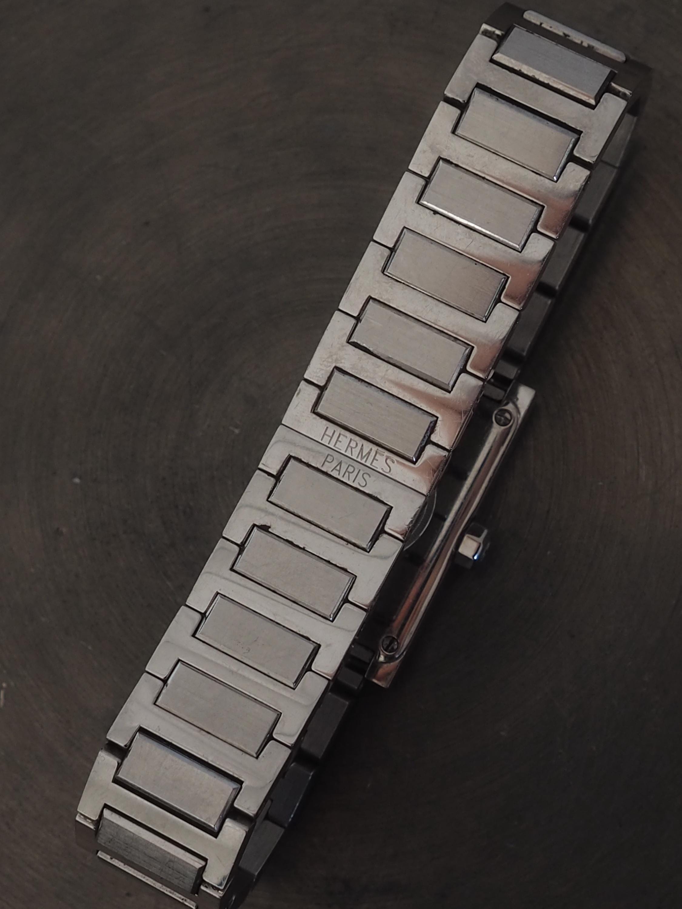 HERMES Tandem Watches Watch TA1.210 Silver Color Stainless Steel 
