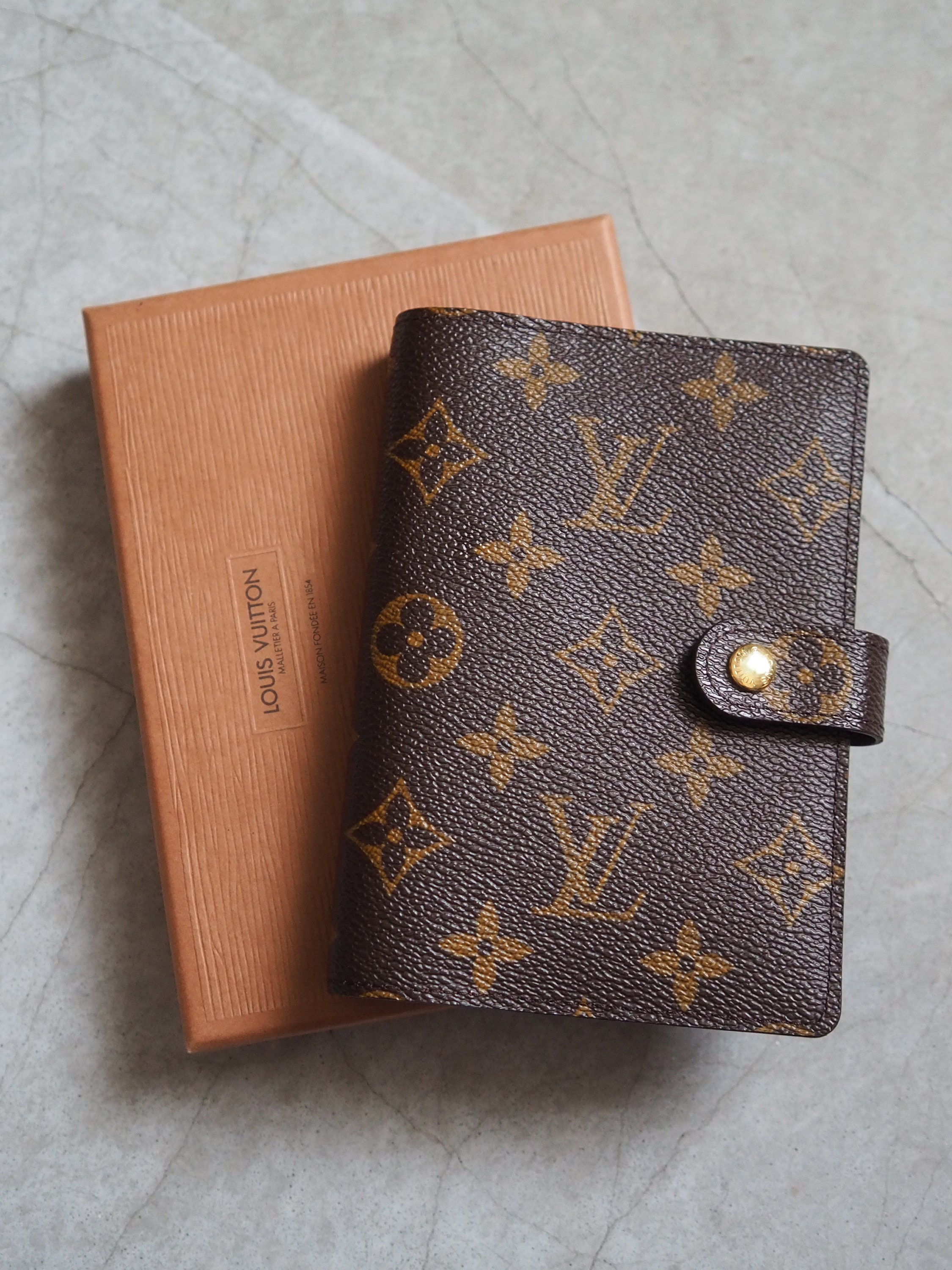 LOUIS VUITTON Monogram Agenda PM Day Planner Cover Lv -  Israel