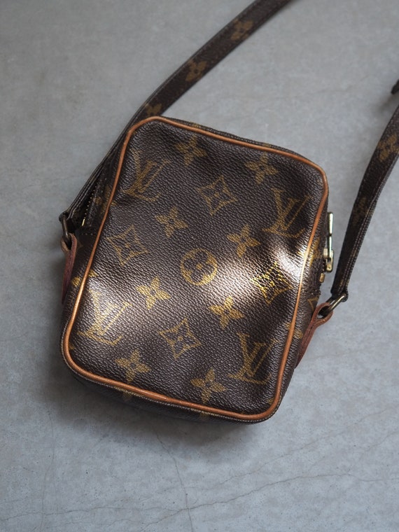 LOUIS VUITTON Shoulder Bag Mini Danube Browns Monogram Vintage