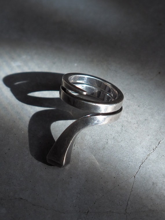 HERMES Clou de forge Ring SV 925 Silver size (US) 