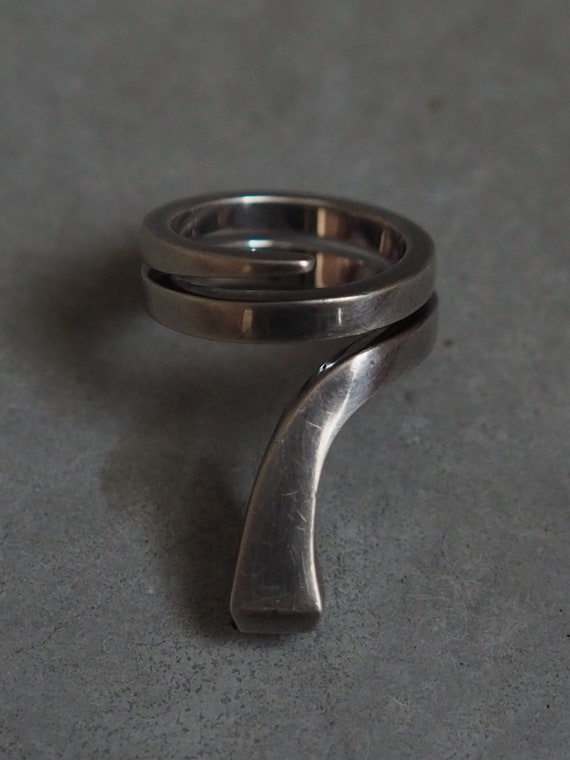 HERMES Clou de forge Ring SV 925 Silver size (US)… - image 2