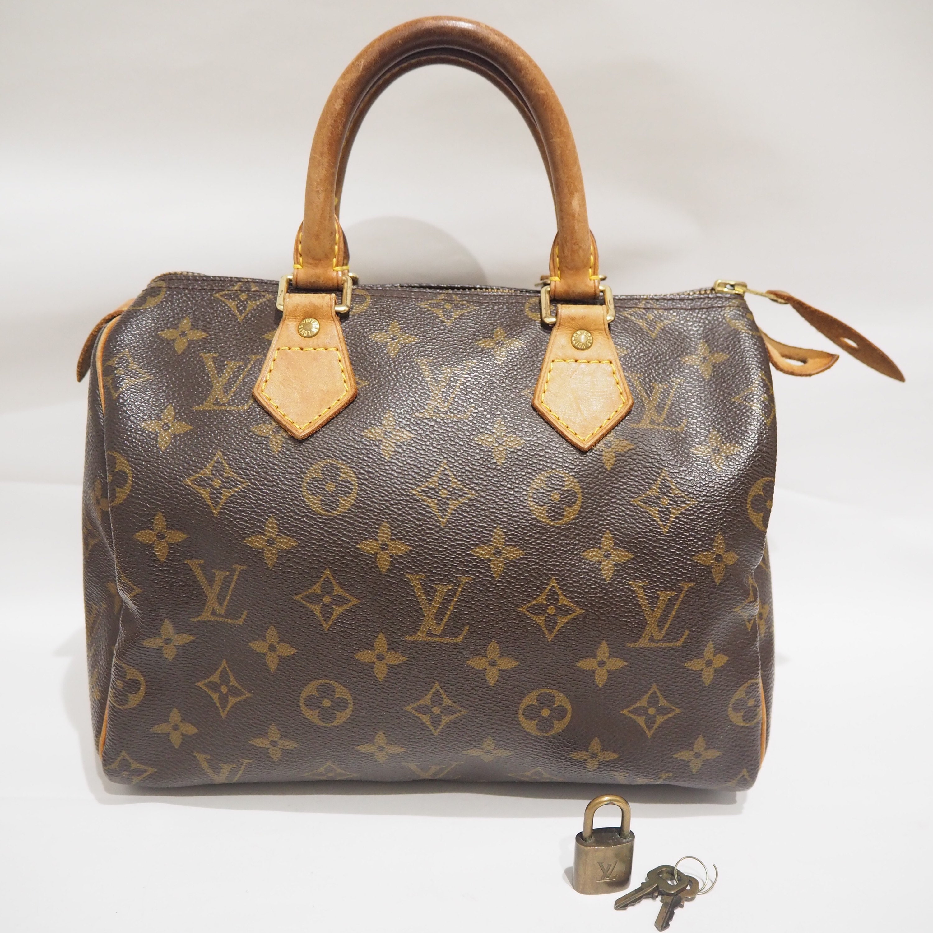 Preloved Authentic Louis Vuitton Monogram Speedy 25 Boston Hand Bag Purse  SP0954