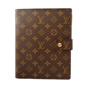 LOUIS VUITTON Monogram Agenda GM Day Planner Cover Authentic 