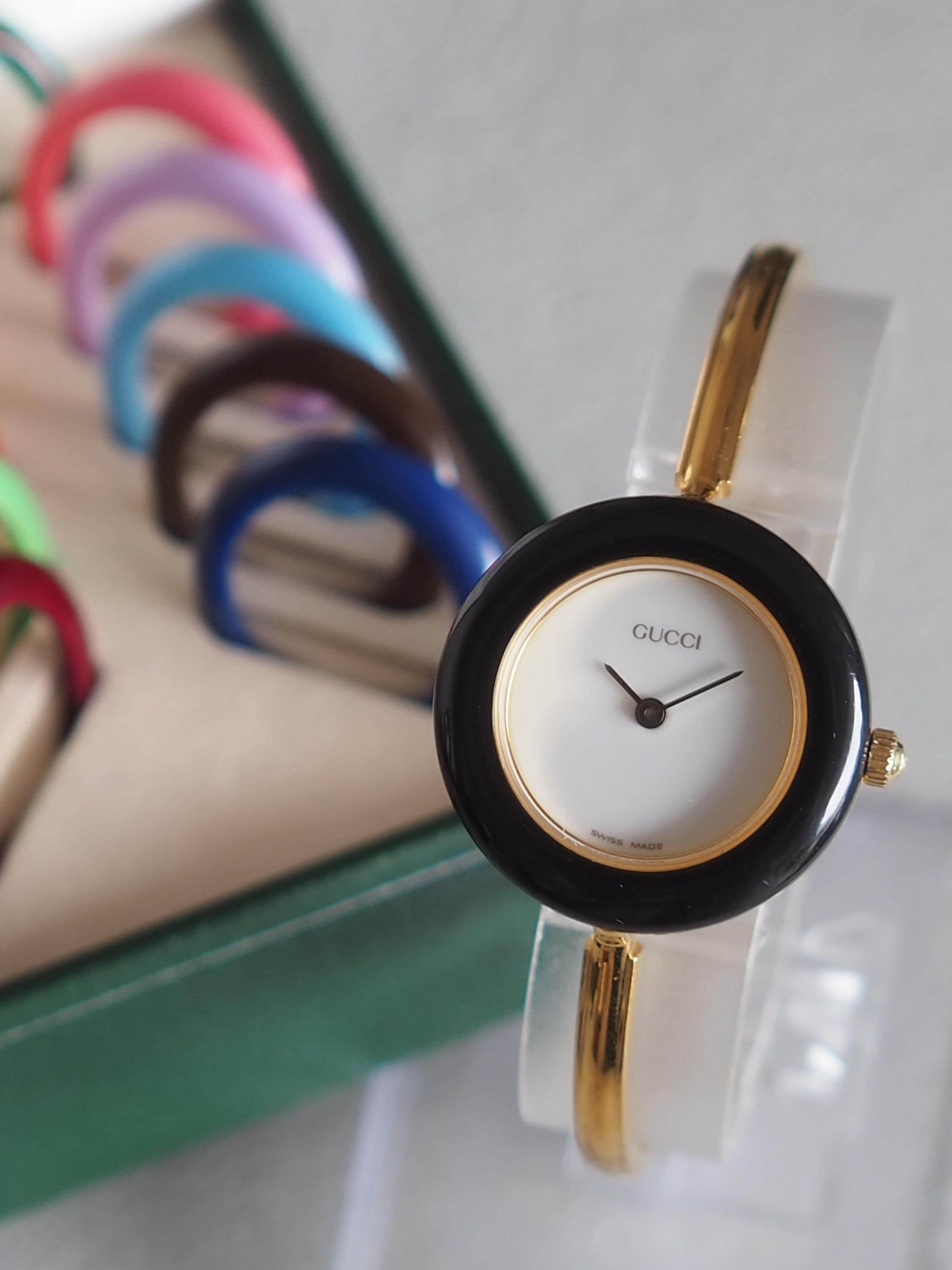 時計 Authentic Bangle Gucci watch Gucci wristwatch 2700L gold bangle Vintage working goods | eBay