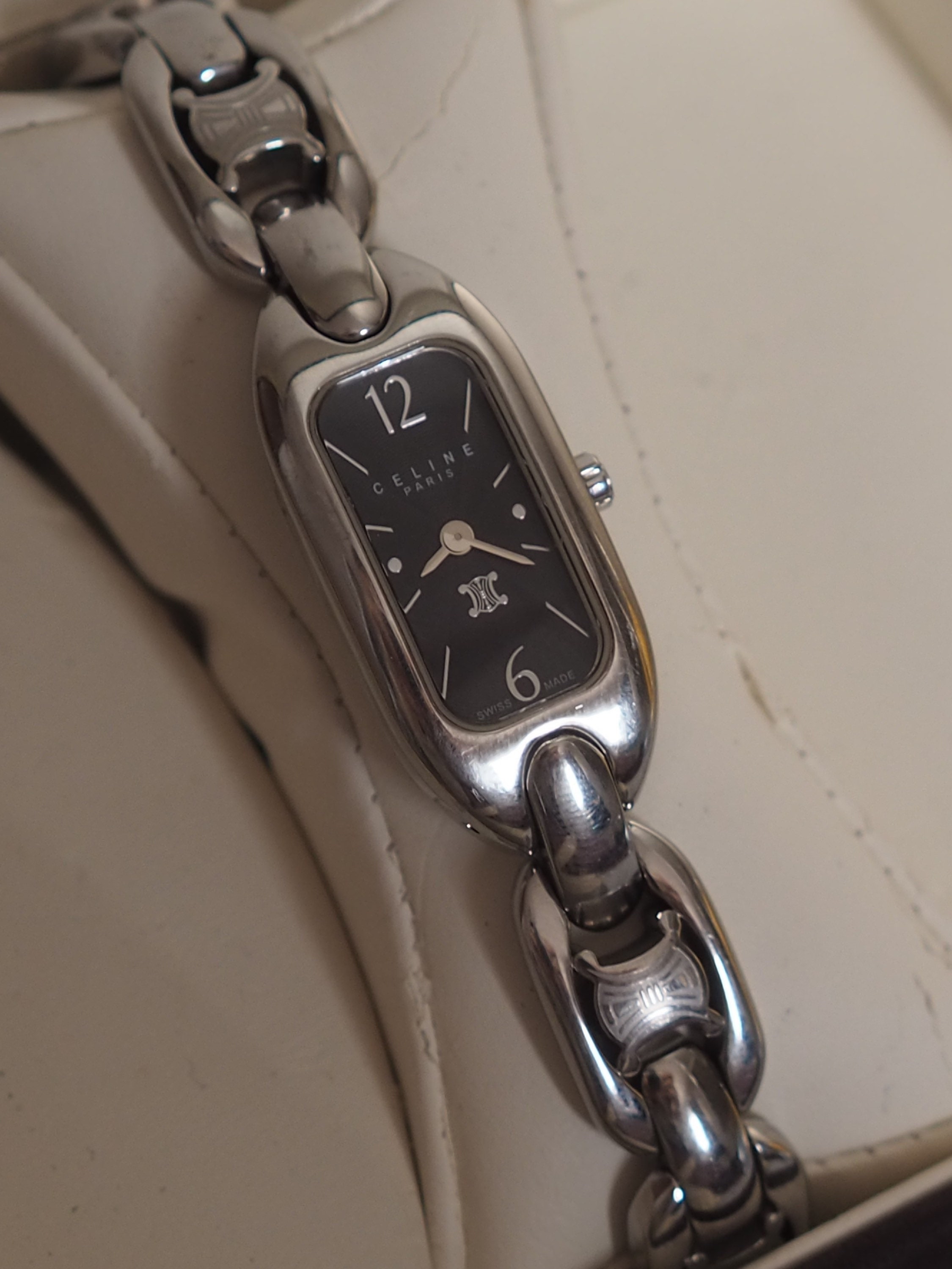 CELINE Macadam Watch Wristwatch Silver Color Steel Quartz Etsy UK