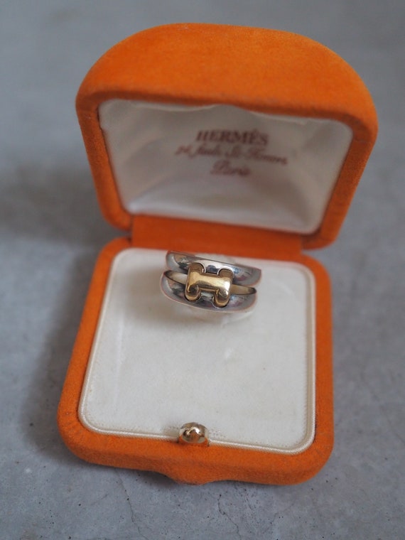 HERMES Oran Pudding Ring SV 925 Silver Size 54 US 6.5 - Etsy Finland